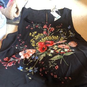 Stitch fix floral tank - Brand new!